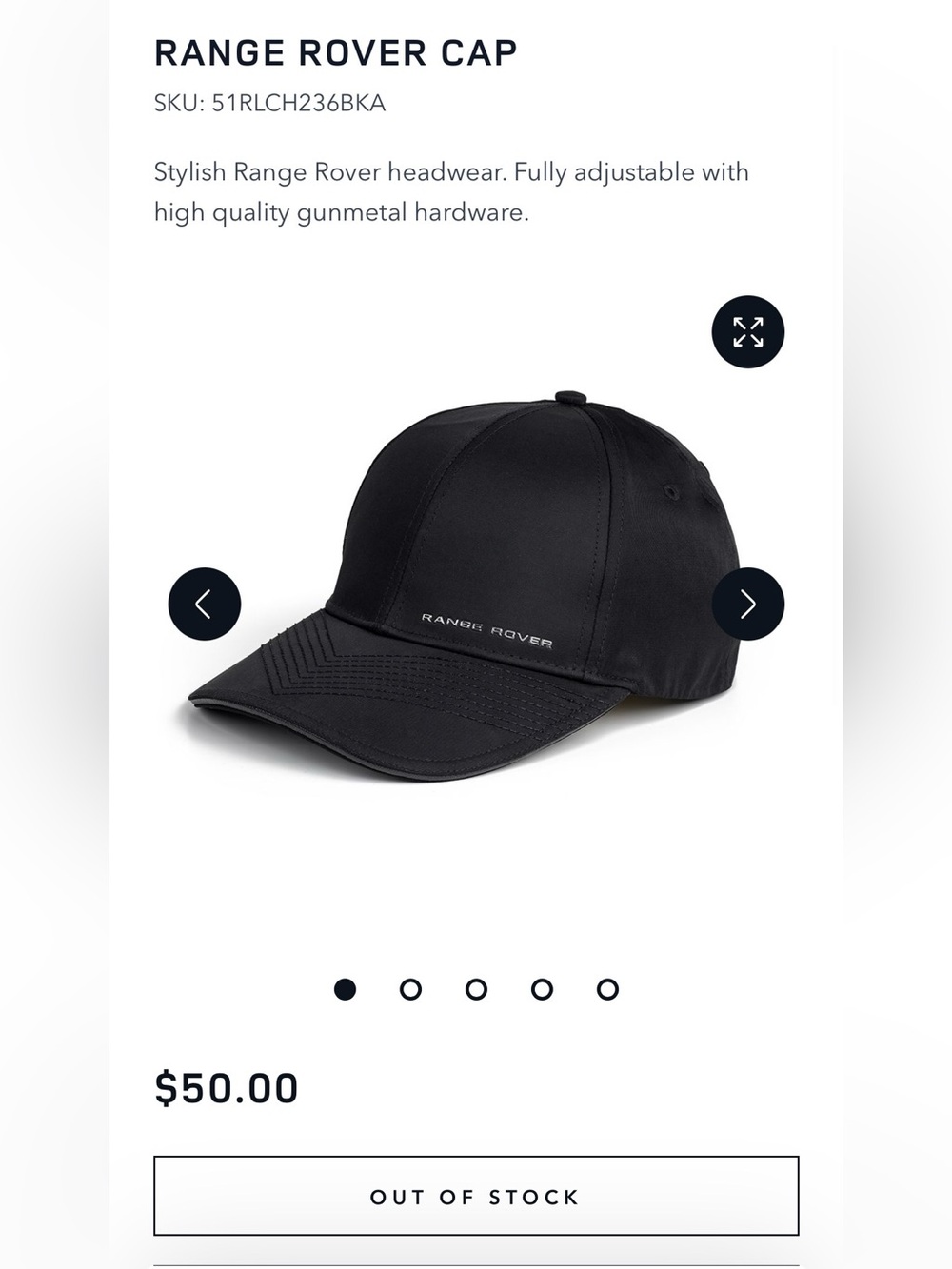 Range Rover Cap